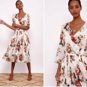 LEON & HARPER Floral Wrap Dress